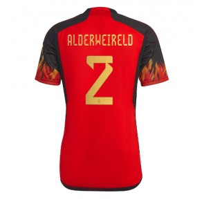 Belgium Toby Alderweireld #2 Replica Home Stadium Shirt World Cup 2022 Short Sleeve